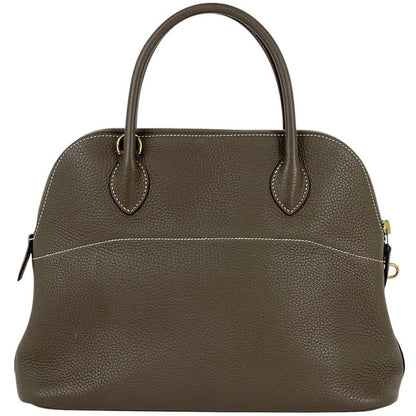 Hermes Bolide 31 2-Way Shoulder Bag Taurillon Etoupe D