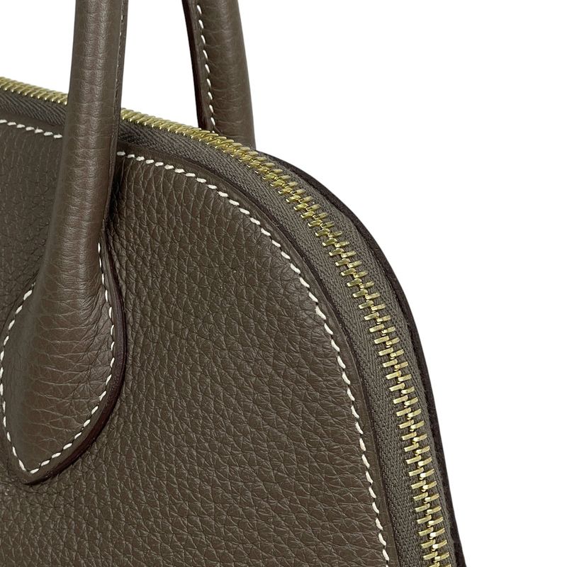 Hermes Bolide 31 2-Way Shoulder Bag Taurillon Etoupe D
