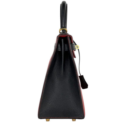 Hermes Kelly 28 Outside Sewing 2-Way Shoulder Bag Personal Order Chevre