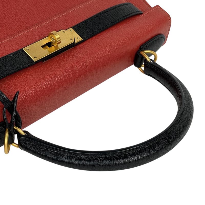 Hermes Kelly 28 Outside Sewing 2-Way Shoulder Bag Personal Order Chevre