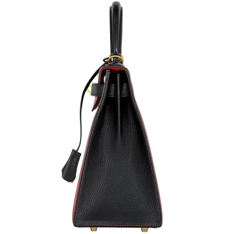 Hermes Kelly 28 Outside Sewing 2-Way Shoulder Bag Personal Order Chevre