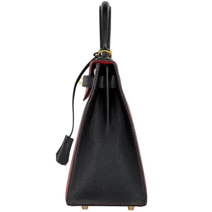 Hermes Kelly 28 Outside Sewing 2-Way Shoulder Bag Personal Order Chevre
