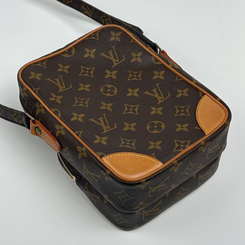 Louis Vuitton Amazon Crossbody Shoulder Bag Monogram Brown
