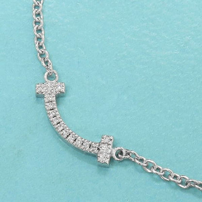 Tiffany & Co. T Smile Diamond Bracelet Mini