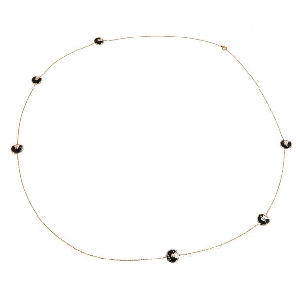 Cartier Amulet de Necklace Onyx