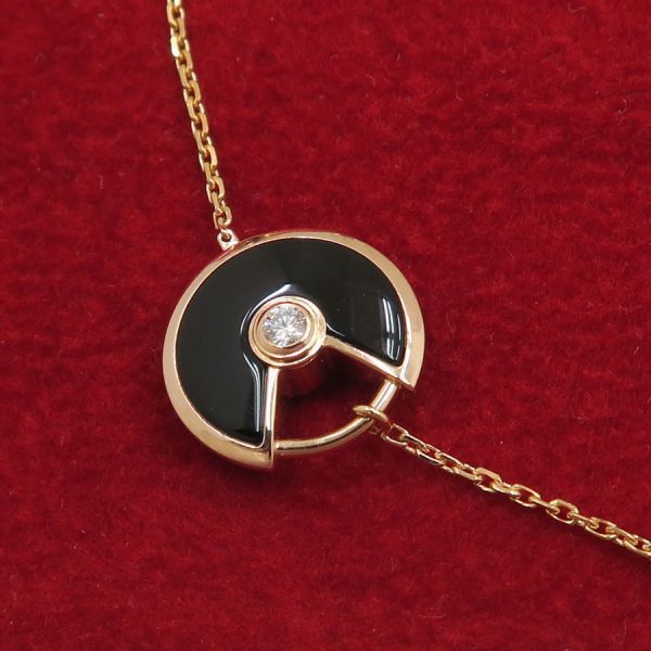 Cartier Amulet de Necklace Onyx