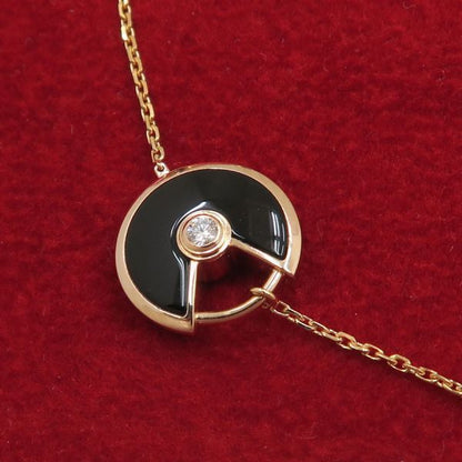 Cartier Amulet de Necklace Onyx