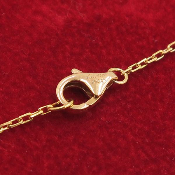 Cartier Logo Double Necklace Pink Saffiano