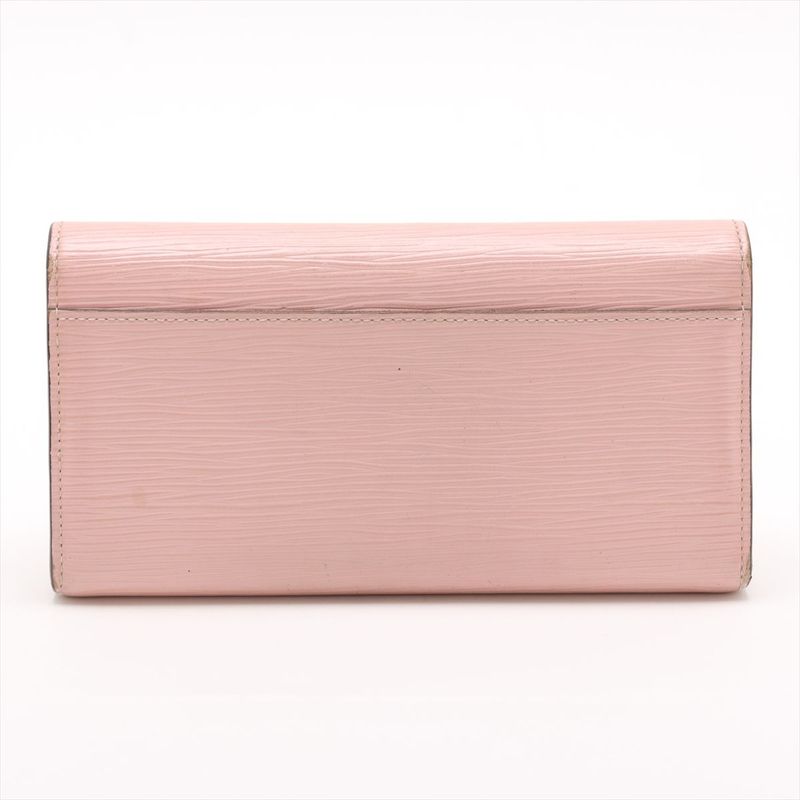 Louis Vuitton Epi Portefeuille Sarah Wallet Pink