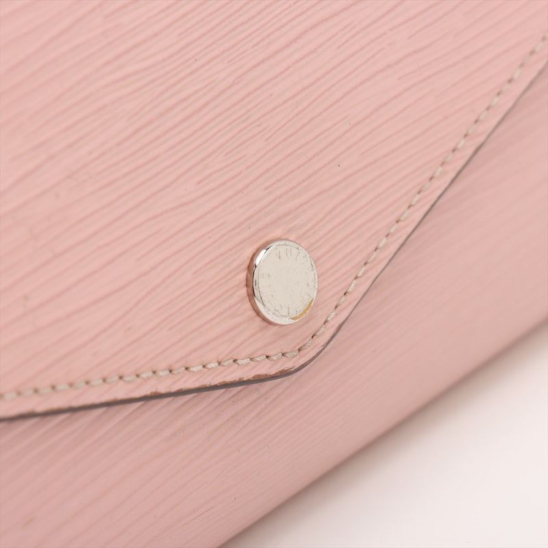 Louis Vuitton Epi Portefeuille Sarah Wallet Pink