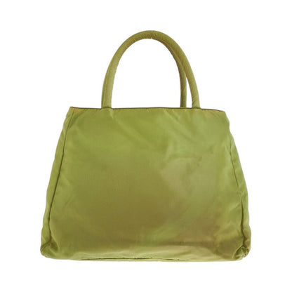 Prada Tessuto Green Silver Nylon Tote