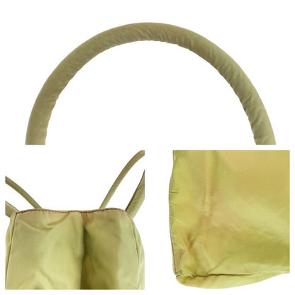 Prada Tessuto Green Silver Nylon Tote