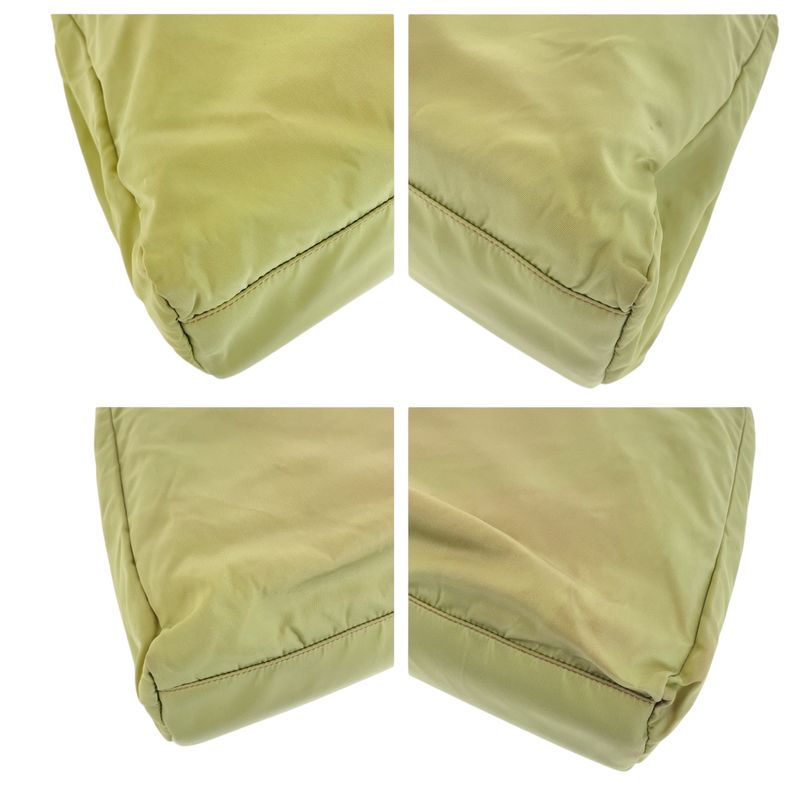 Prada Tessuto Green Silver Nylon Tote