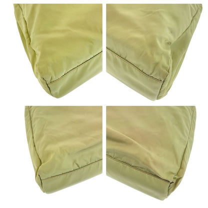 Prada Tessuto Green Silver Nylon Tote