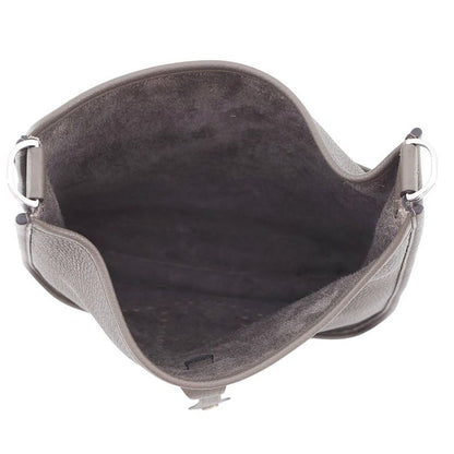 Hermes Shoulder Bag Evelyne 3 PM Ethane Silver Taurillon Clemence