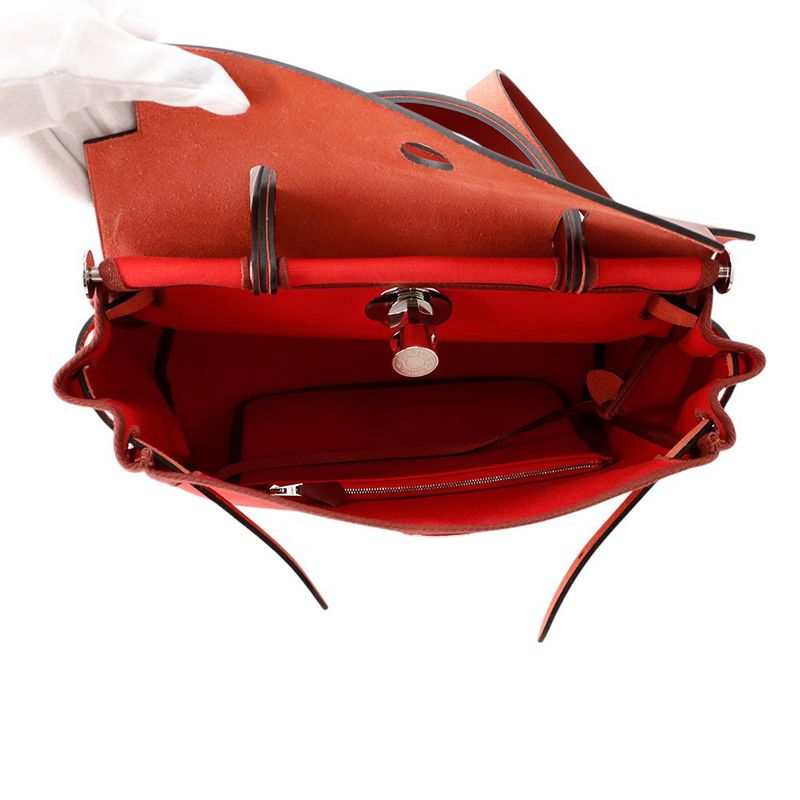 Hermes Herbag Zip PM Silver Toile Officier Le Jusserie