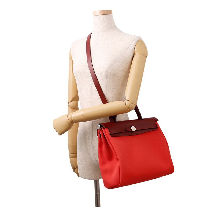 Hermes Herbag Zip PM Silver Toile Officier Le Jusserie