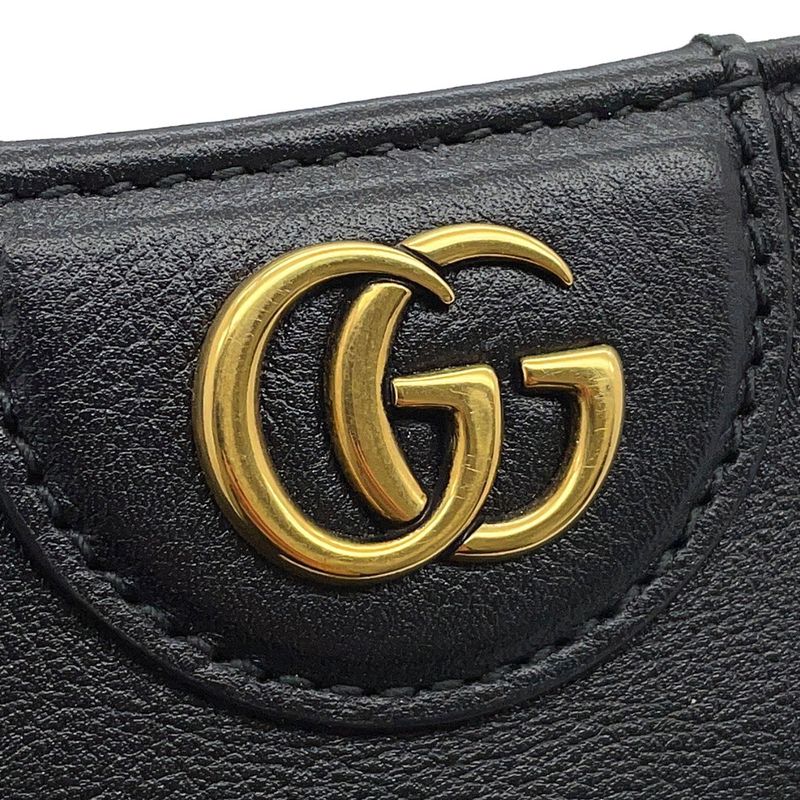 Gucci Diana Bamboo Small Leather 2-Way Shoulder Bag Black