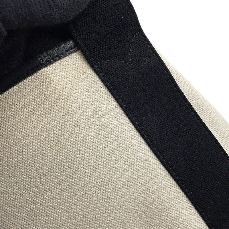 Balenciaga Handbag Navy Cabas XS Bag Black White