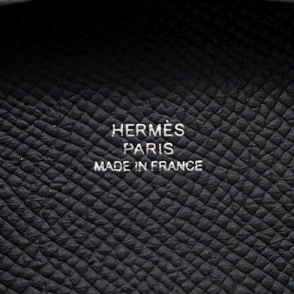 Hermes Coin Case Bastia Black Epsom Wallet