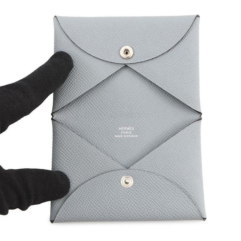 Hermes Card Case Calvi Gripantin Epsom Business Holder Gripantan