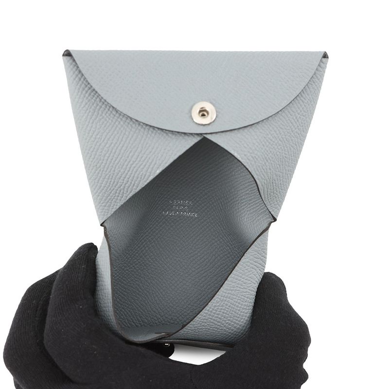 Hermes Card Case Calvi Gripantin Epsom Business Holder Gripantan