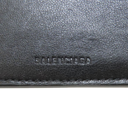 Balenciaga Logo Bifold Wallet Leather
