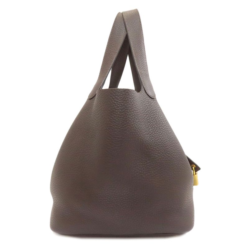 Hermes Picotin Lock MM Gold Handbag Taurillon