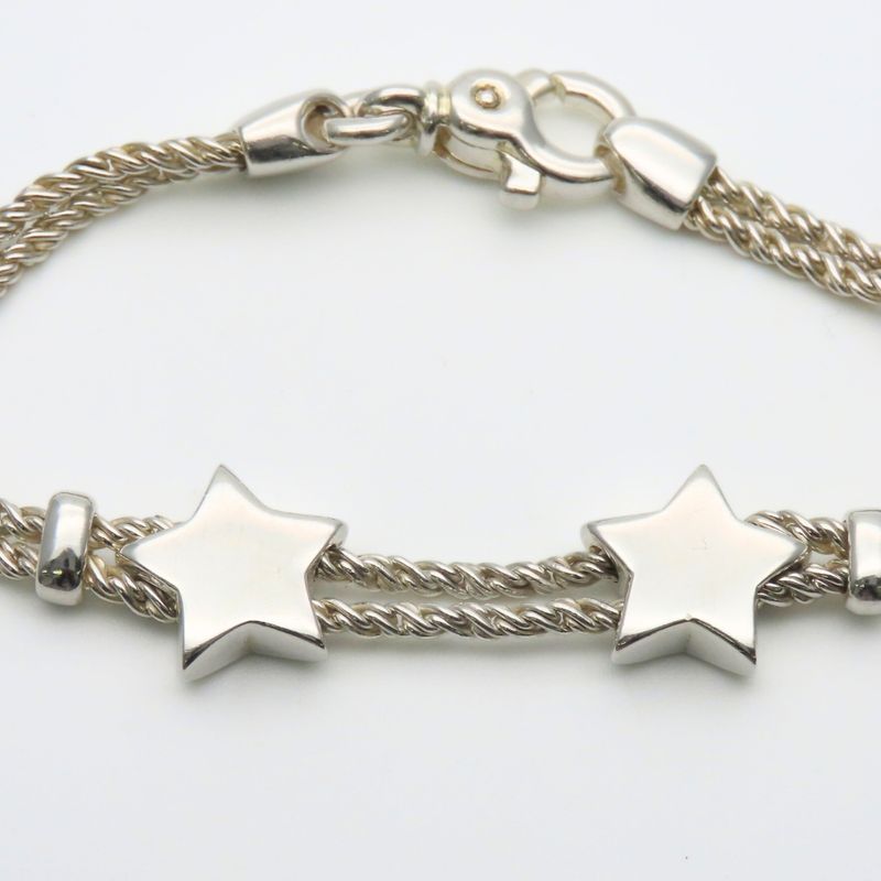 Tiffany & Co. Bracelet Star Silver Double Rope