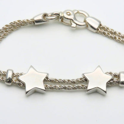 Tiffany & Co. Bracelet Star Silver Double Rope
