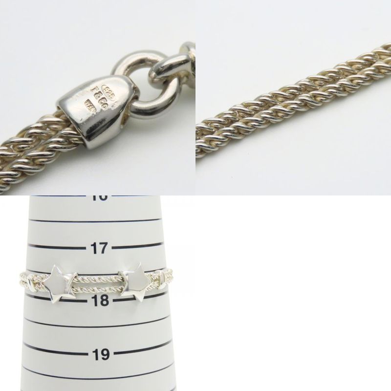 Tiffany & Co. Bracelet Star Silver Double Rope