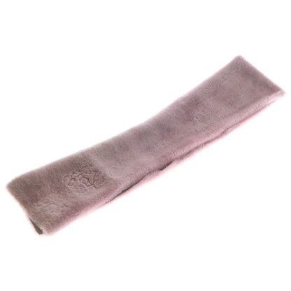 Loewe Fleece Logo Design Muffler Pink Scarf