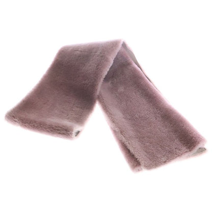 Loewe Fleece Logo Design Muffler Pink Scarf