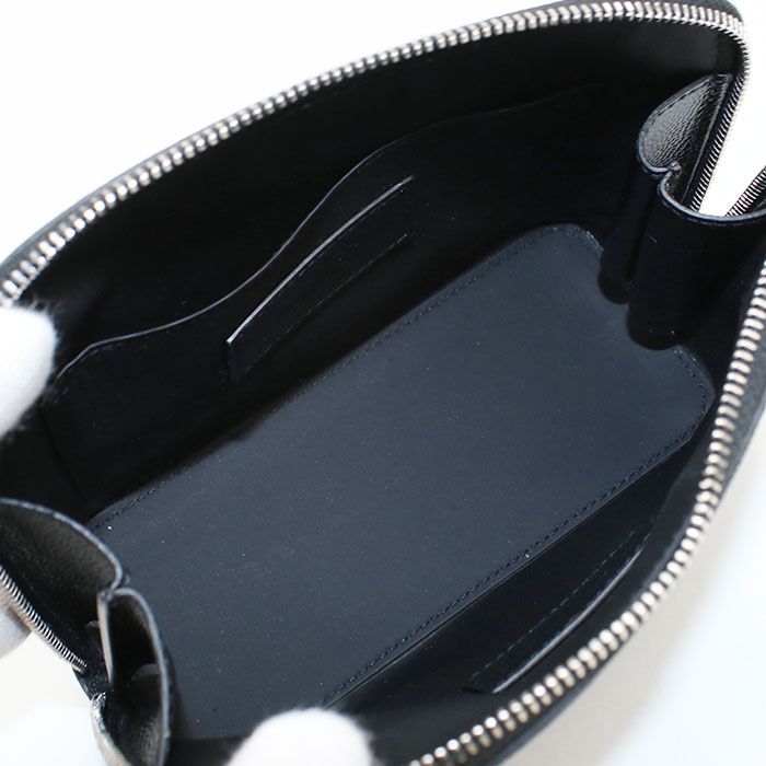 Saint Laurent Pouch Leather Black