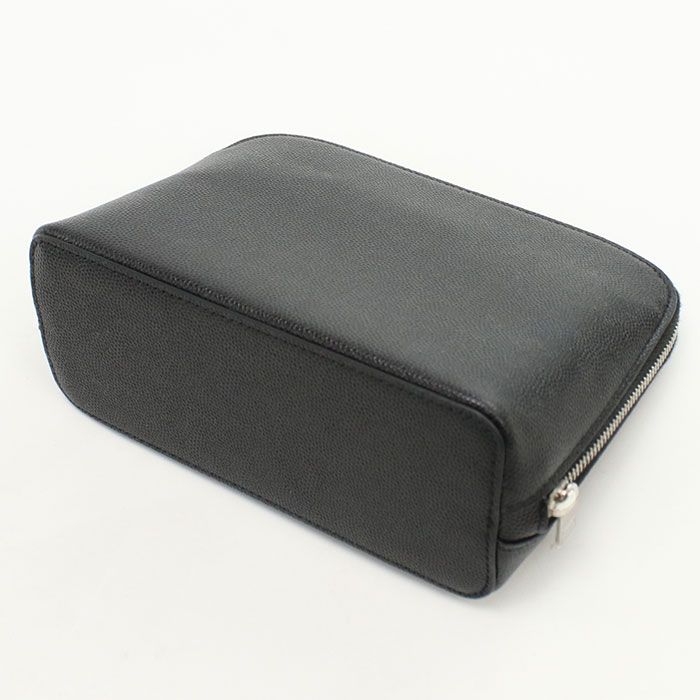 Saint Laurent Pouch Leather Black
