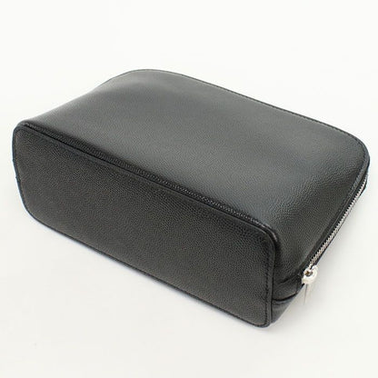 Saint Laurent Pouch Leather Black