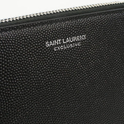 Saint Laurent Pouch Leather Black