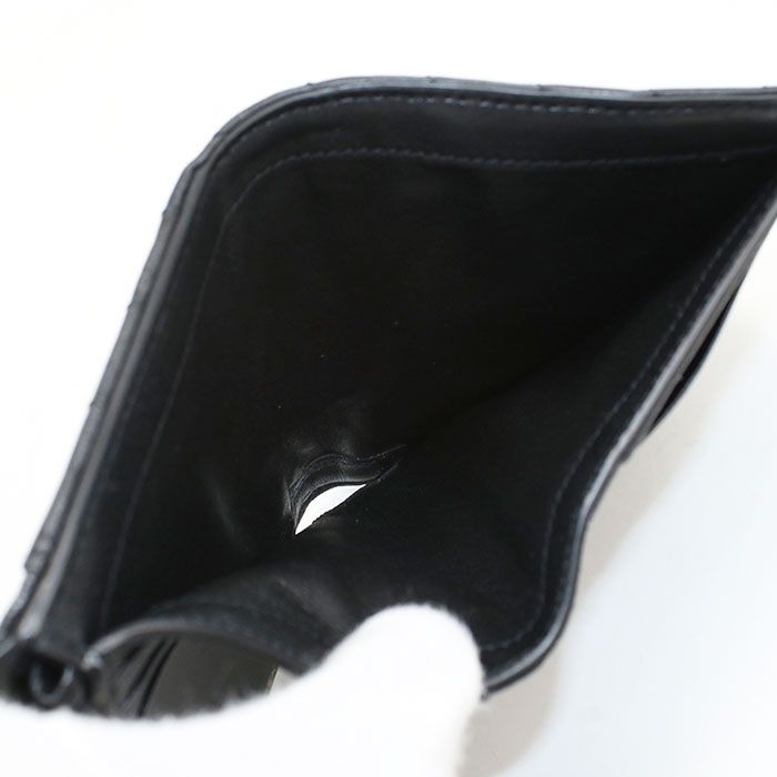 Saint Laurent Compact Trifold Wallet Cassandra Lambskin
