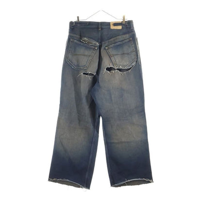 Balenciaga Destroy Skate Denim Pants Damaged