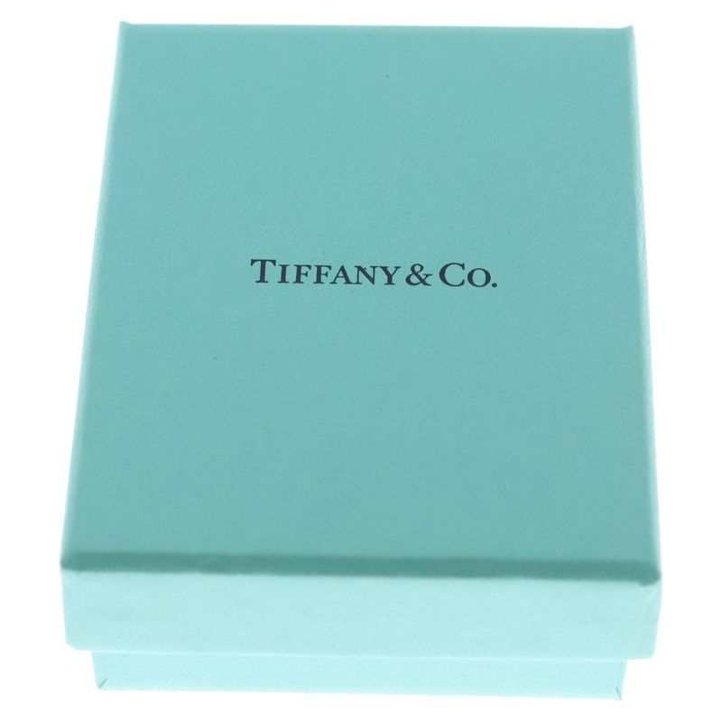 Tiffany & Co. Open Heart Key Necklace Pendant Chain 925 Sterling Silver