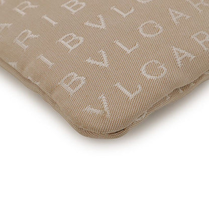 Bvlgari Logomania Shoulder Bag Pochette Crossbody Canvas