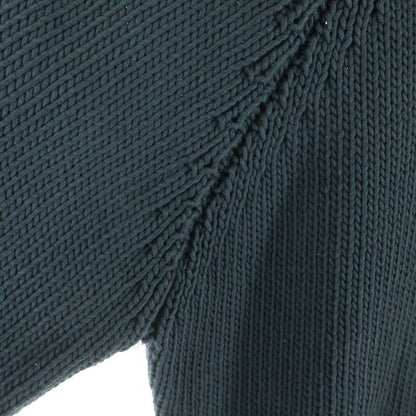 Hermes Logege Cotton Pullover Sweater Dark Green