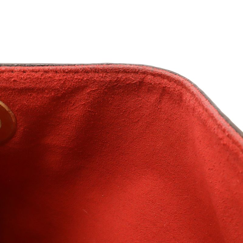 Louis Vuitton Monogram Calf Nenne BB Chain Shoulder Bag Cerise Red