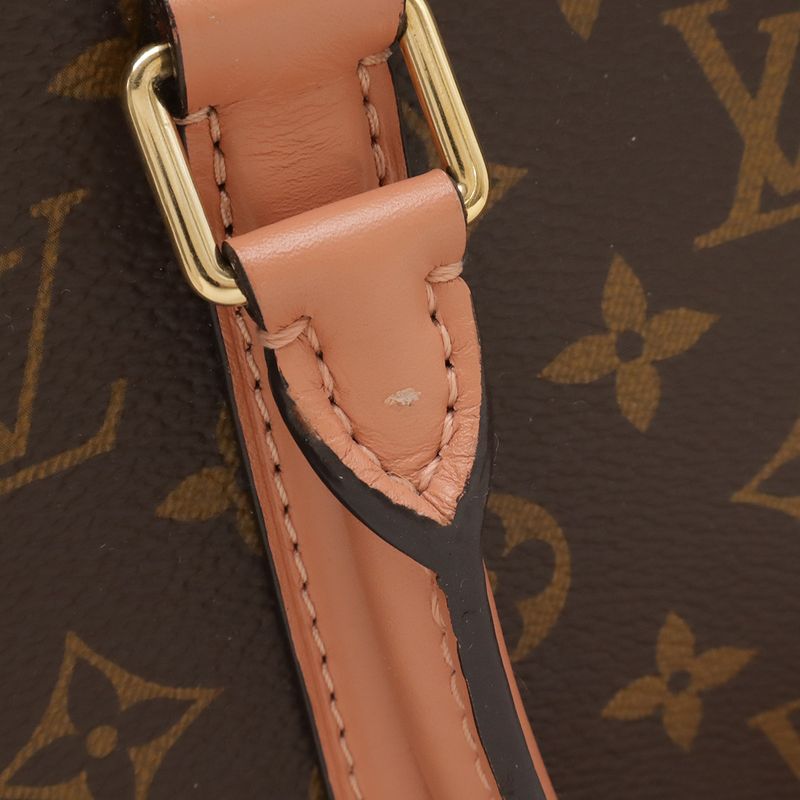 Louis Vuitton Monogram Souffle NV BB 2-Way Shoulder Bag Crossbody Peche