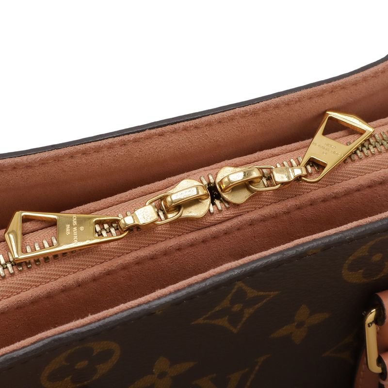 Louis Vuitton Monogram Souffle NV BB 2-Way Shoulder Bag Crossbody Peche
