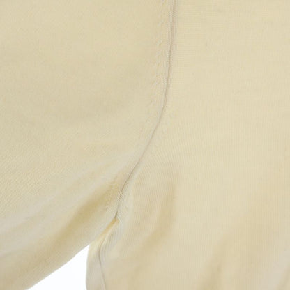 Celine Triomphe Embroidery Wool High Color Knit Sweater Ivory