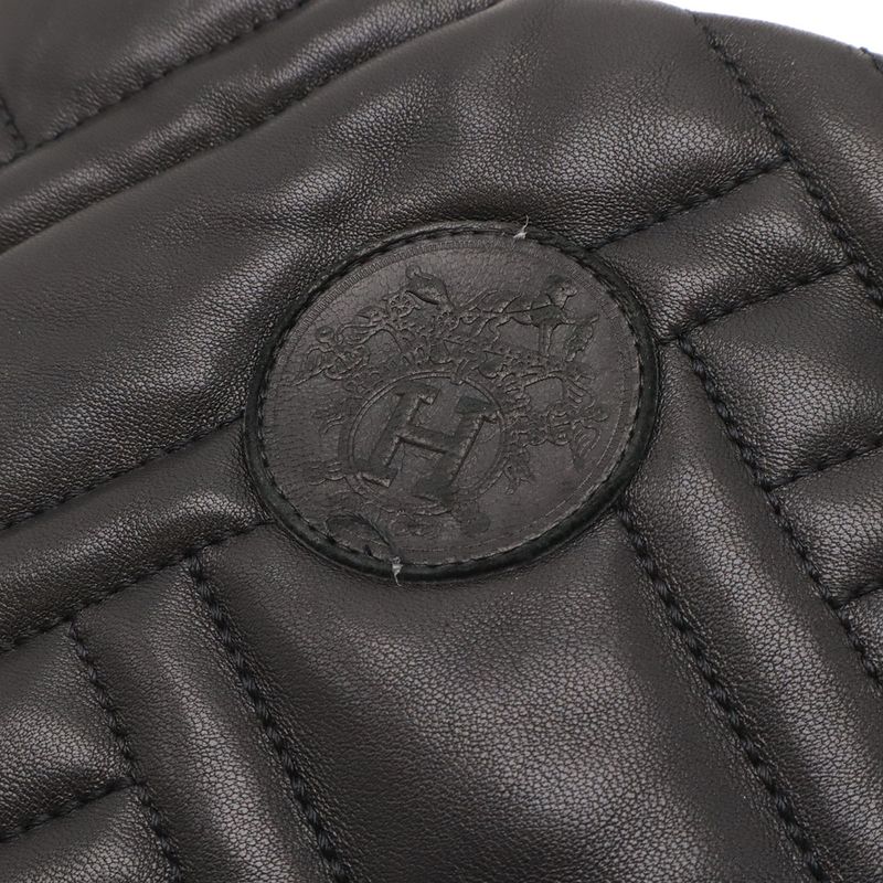 Hermes Fjord 70 Boots Long Boots Quilted Heel Nappa