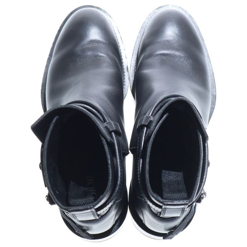 Dior Evidence Boots Jodhpur Buckle Black