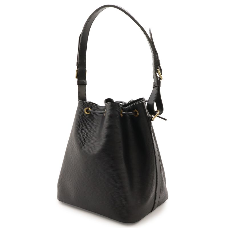 Louis Vuitton Epi Petit Noe Shoulder Bag One Shoulder Drawstring Shape Noir