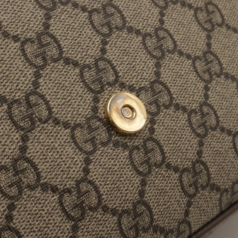 Gucci Ophidia Mini Bag GG Supreme Sherry Line Pochette Leather